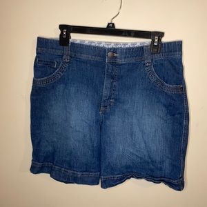 Longer Denim Shorts